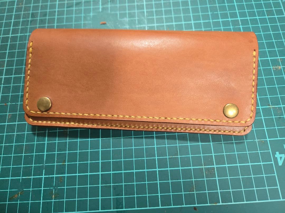 トラッカーウォレット（改）（ロング、カードポケット増々、札入マチ）ハンドメイド