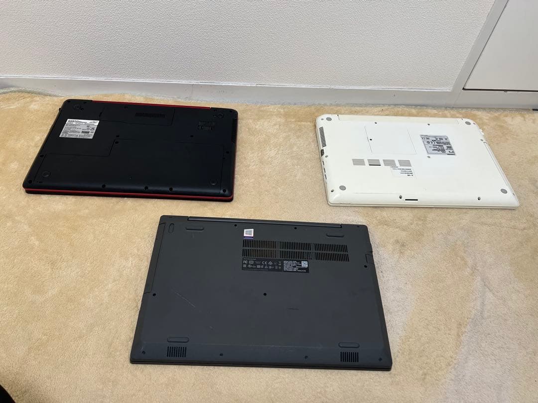 ジャンク ノートPC3台