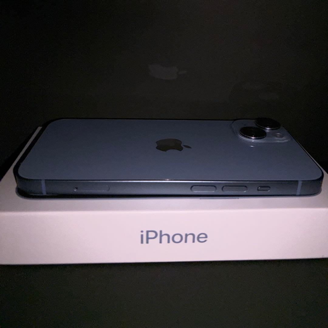 iPhone14 128GB SIMフリー ブルー 完全動作・美品 箱あり