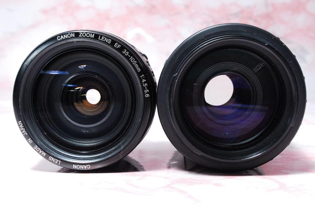 ✨Canon EOS 60D✨すぐ撮影OK 高性能モデル 標準＋望遠Wレンズ