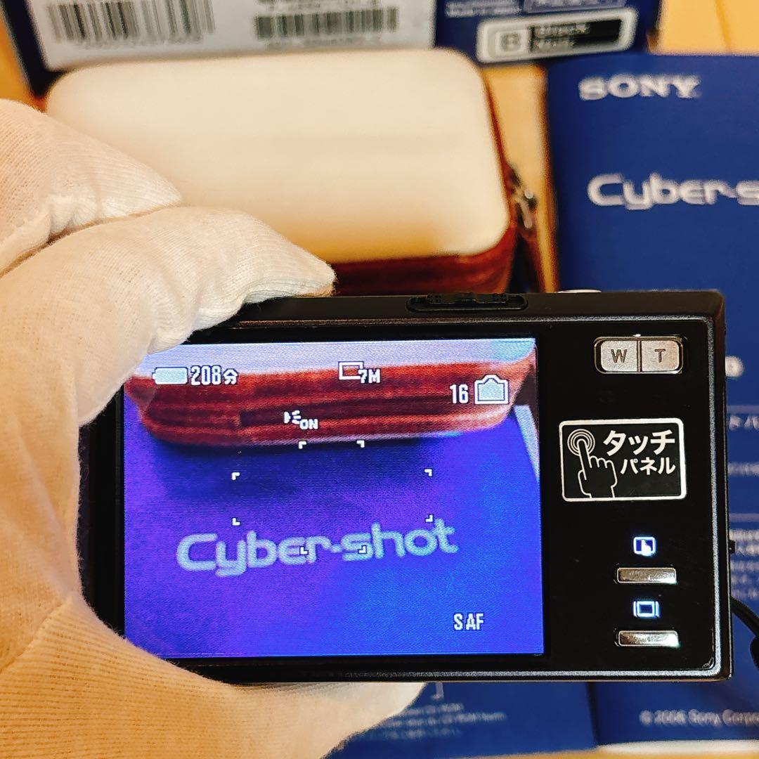 Y2K SONY DSC-T50 コンパクトデジタルカメラ 本体 コンデジ 黒