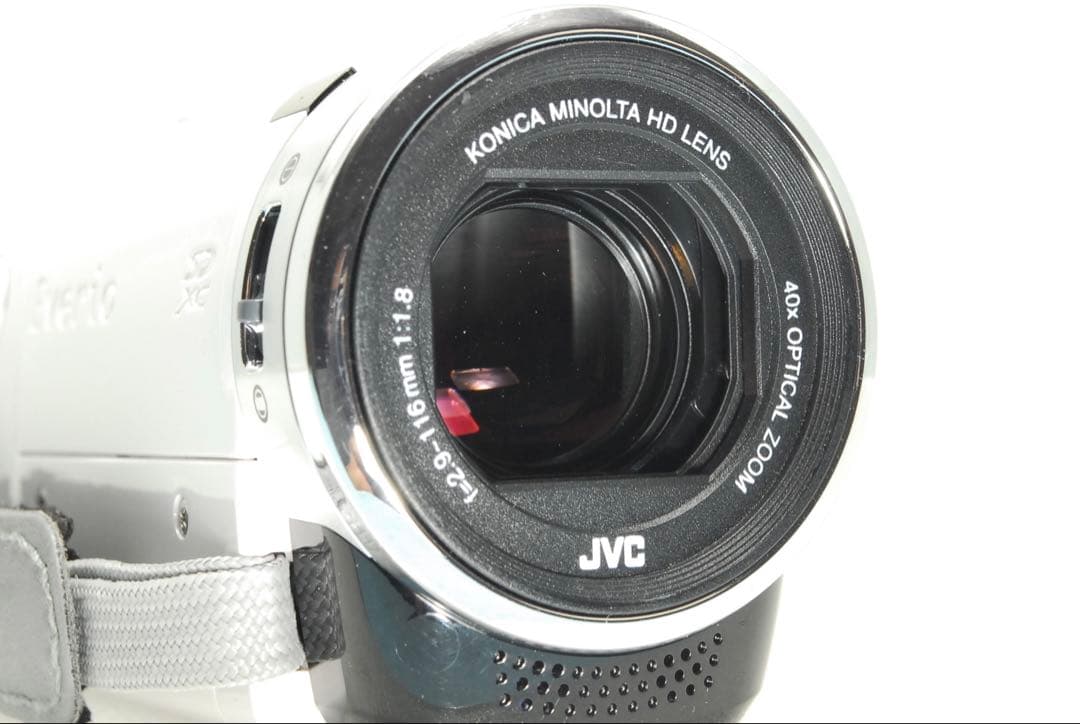 JVC GZ-E180 ❤️動作確認済 ビデオカメラ ジェイブイシー ホワイト