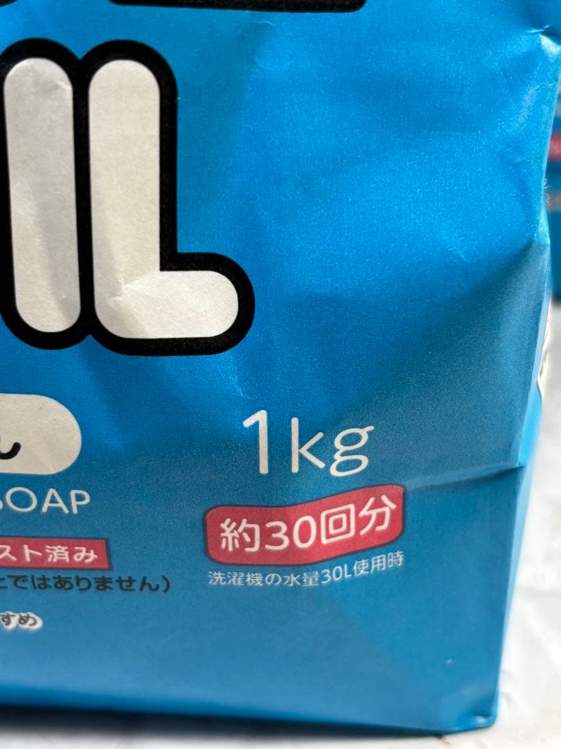 【新品6個セット】シャボン玉石けん　粉石けんスノール1kg×6袋