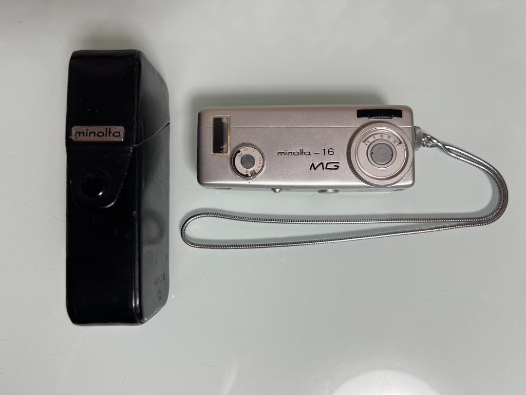 Minolta 16 MG ミノルタ フィルムカメラ 16mm ケース付き