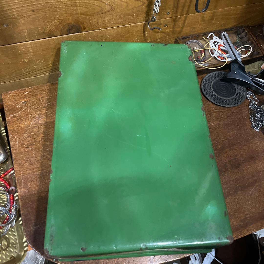 ヴィンテージ　琺瑯角形バット