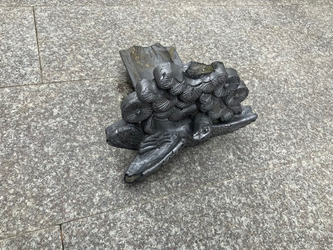 鬼瓦　オブジェ　飾り物　置物　骨董品