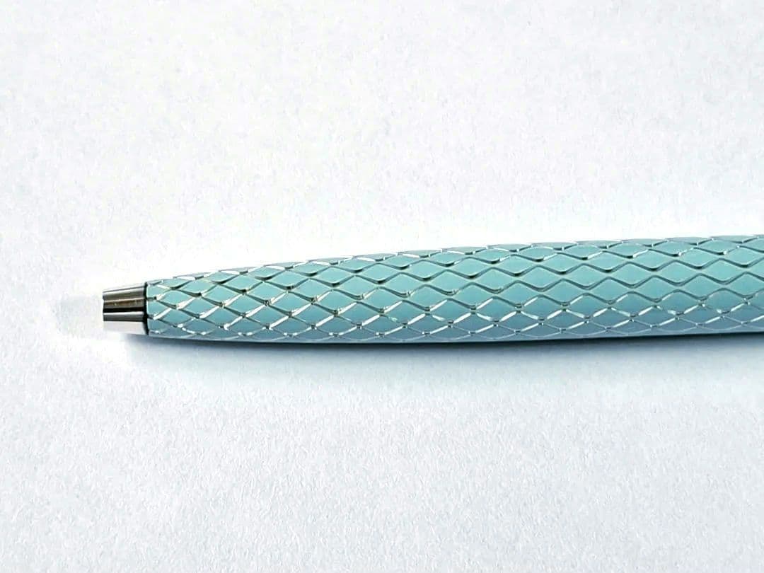 美品　TIFFANY　ティファニー　パースペン　ブルー　純銀製 ダイヤモンド