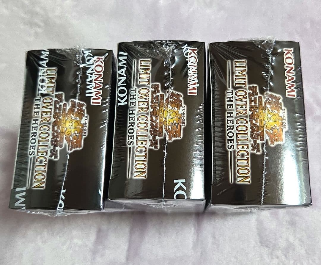 遊戯王カード◎リミットオーバーコレクション◎ヒーローズ3BOX◎シュリ付