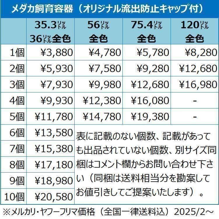 メダカ飼育ケース 36㍑x3個（4色あり）オーバーフロー めだか鉢 金魚飼育容器