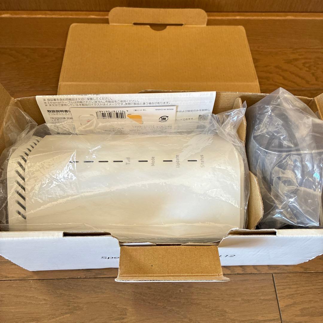 Speed Wi-Fi  5G L12 無線LANルーター　箱付き