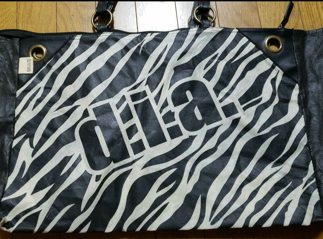 d.i.a. ギャル ショッパー ゼブラ 特大 希少 ダイヤ ショップ袋 バッグ