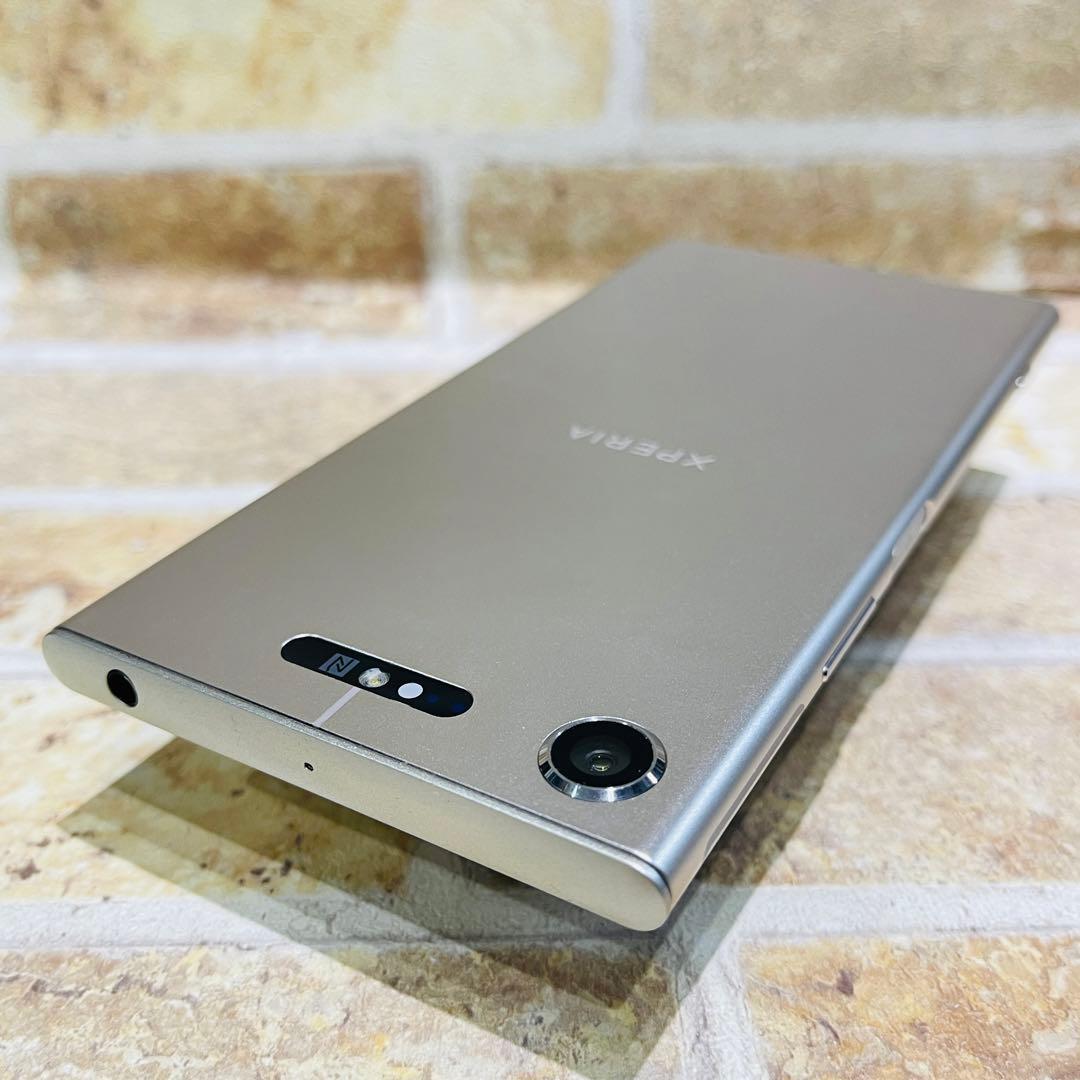 SIMフリー Xperia XZ1 64GB ウォームシルバー 電池良好