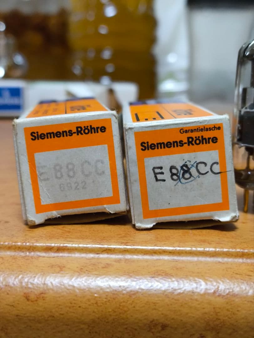 Siemens E88CC Grey Shields 真空管 2本セット1964