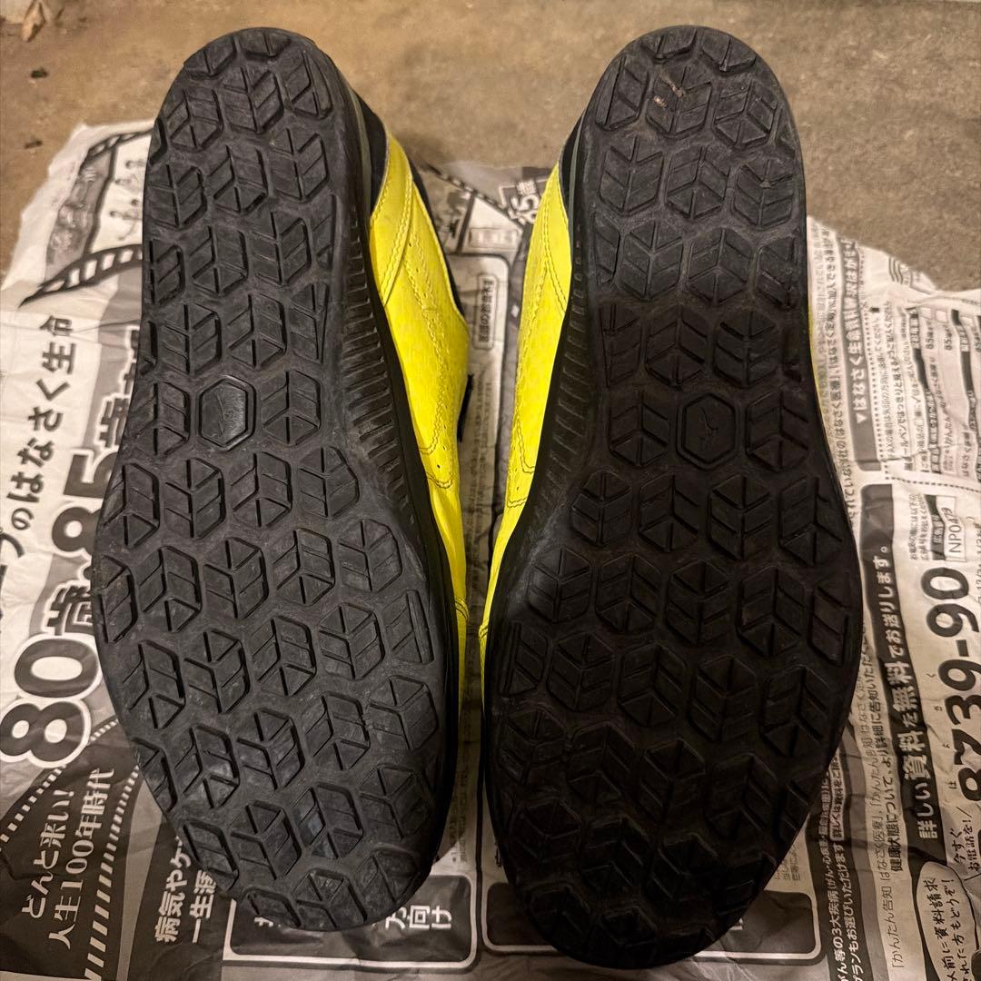 【値下げ中】Mizuno BOA安全靴 イエロー×カーキ