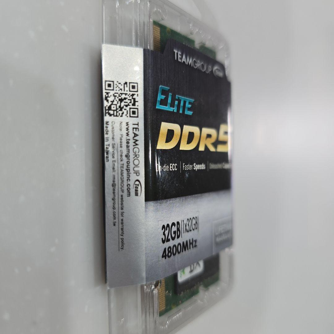 TEAMGROUP Elite DDR5 32GB 4800MHz　新品未開封