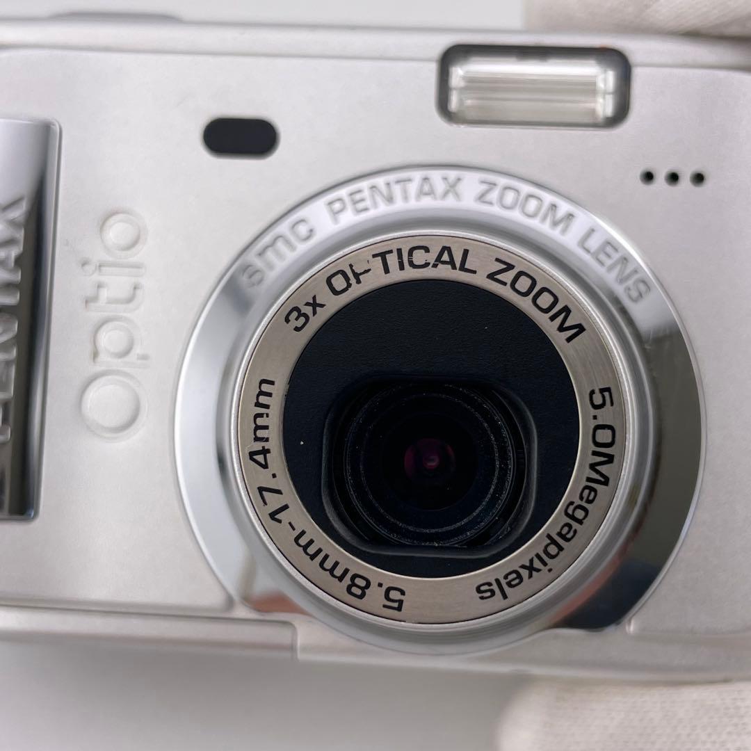 乾電池式/実写美⭕️良品【動作確認済み】PENTAX Optio S55