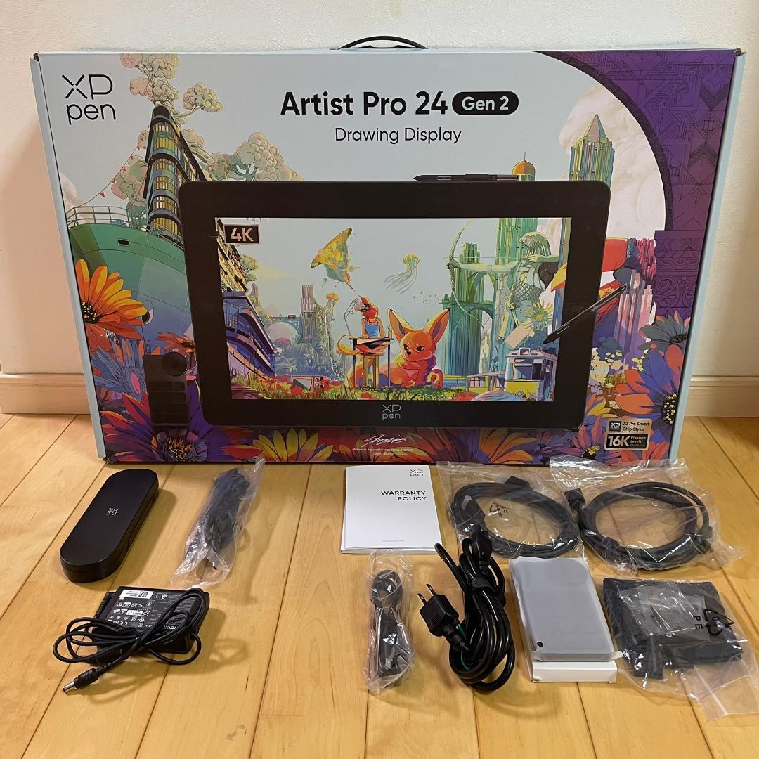 XPPen Artist Pro 24 Gen2 液晶タブレット 4K 液タブ