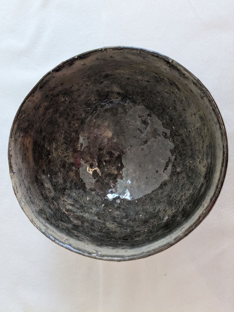 新庄貞嗣　花割髙台茶碗