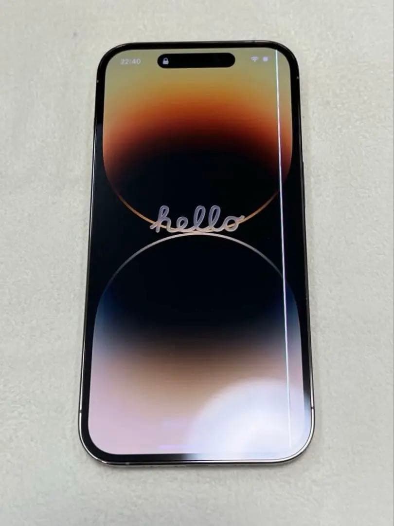 iPhone14pro 512GB ゴールド 箱付き【画面に問題あり】