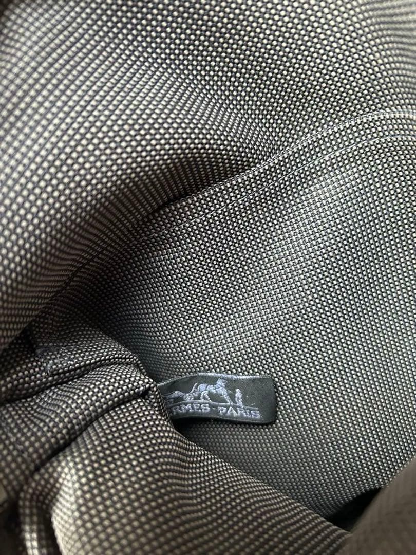 HERMES エルメスエールライン アド MMリックサック バッグ2Wayグレー