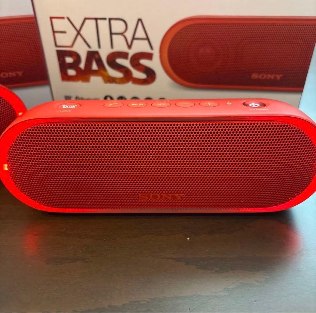 SONY SRS-XB20 ワイヤレススピーカー レッド　2台セット
