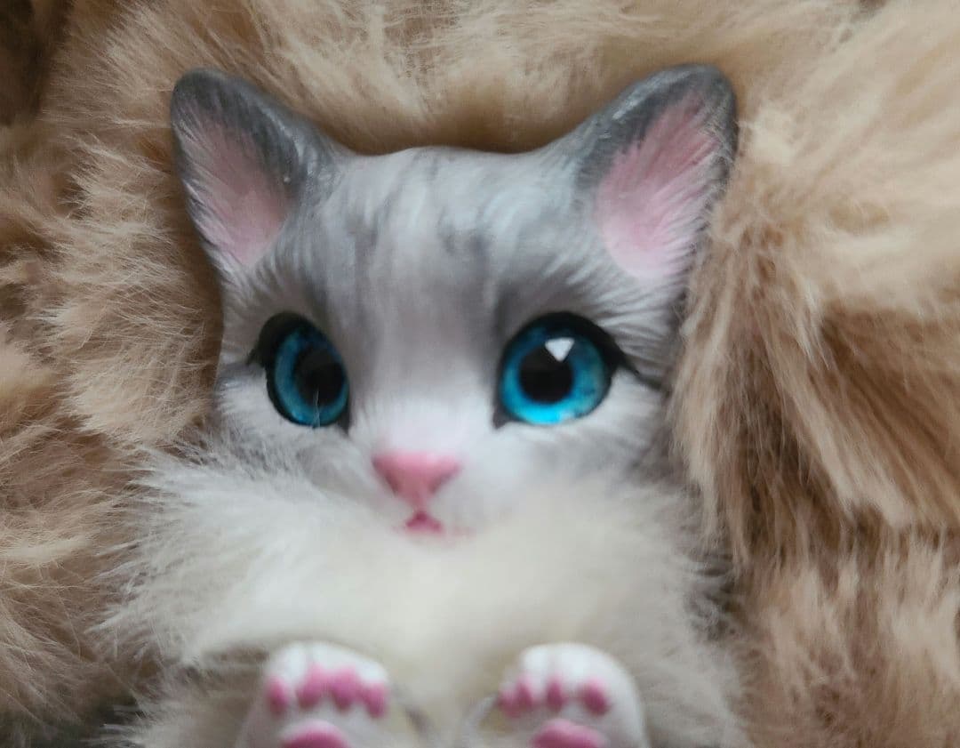 人形作家様 猫ドール 約10cm 猫人形 ドール作家