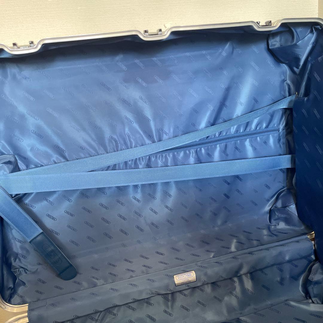青ロゴ RIMOWA トパーズ 84L アルミニウム チェックインL 4輪