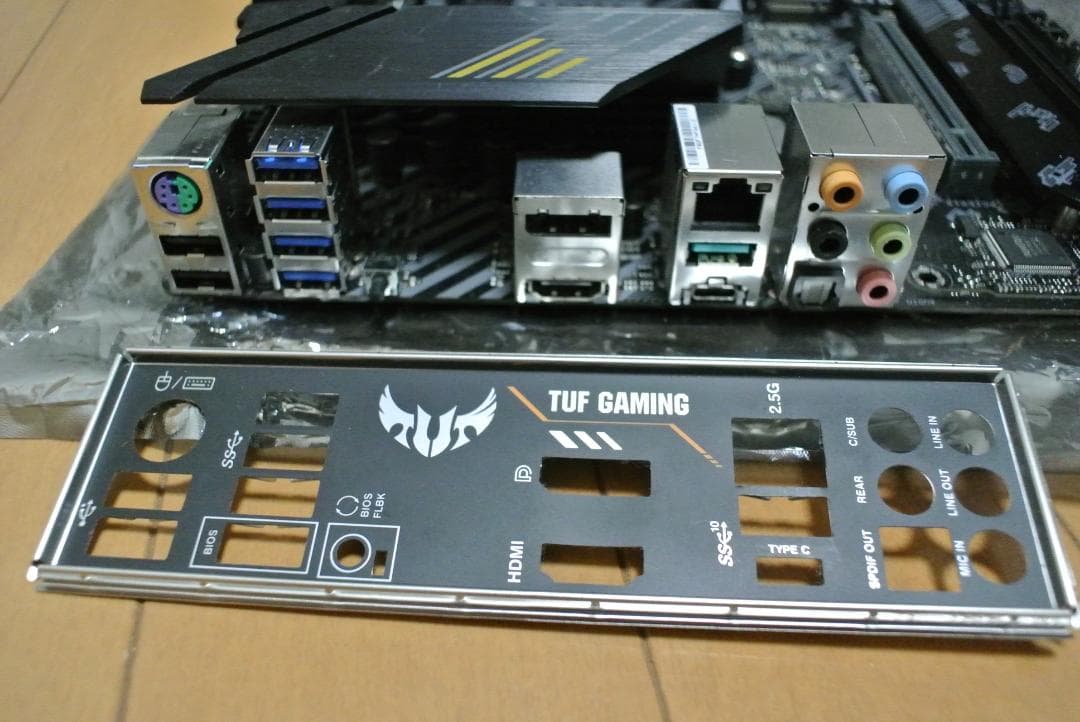 ASUS MicroATX TUF GAMING B550M-PLUS 動作品