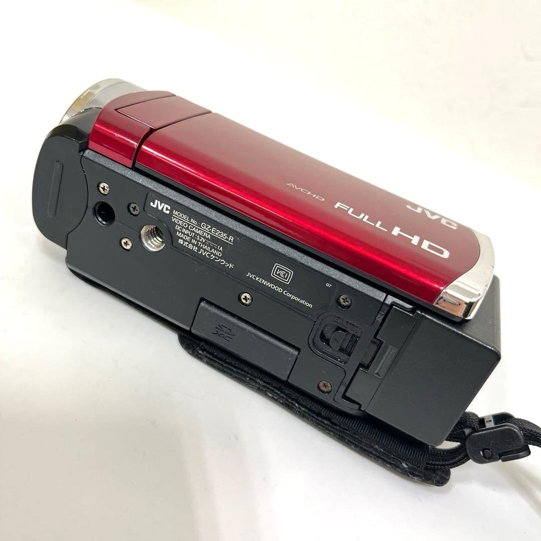 【動作確認済】JVC ケンウッド Everio GZ-E235-R ビデオカメラ