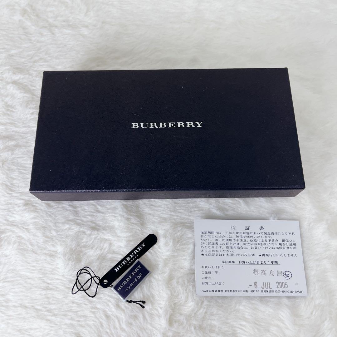【新品✨】BURBERRY ペンケース ノバチェック 箱・タグ付き