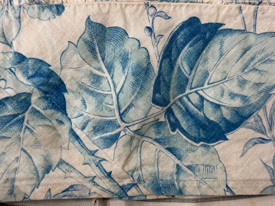 1880年頃　約12.5×297cm フランスアンティーク端切れフリル　コットン