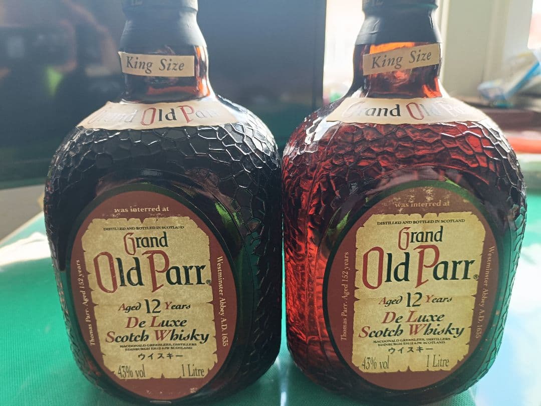 未開封古酒　Grand Old Parr オールドパー　12年　1L　2本組