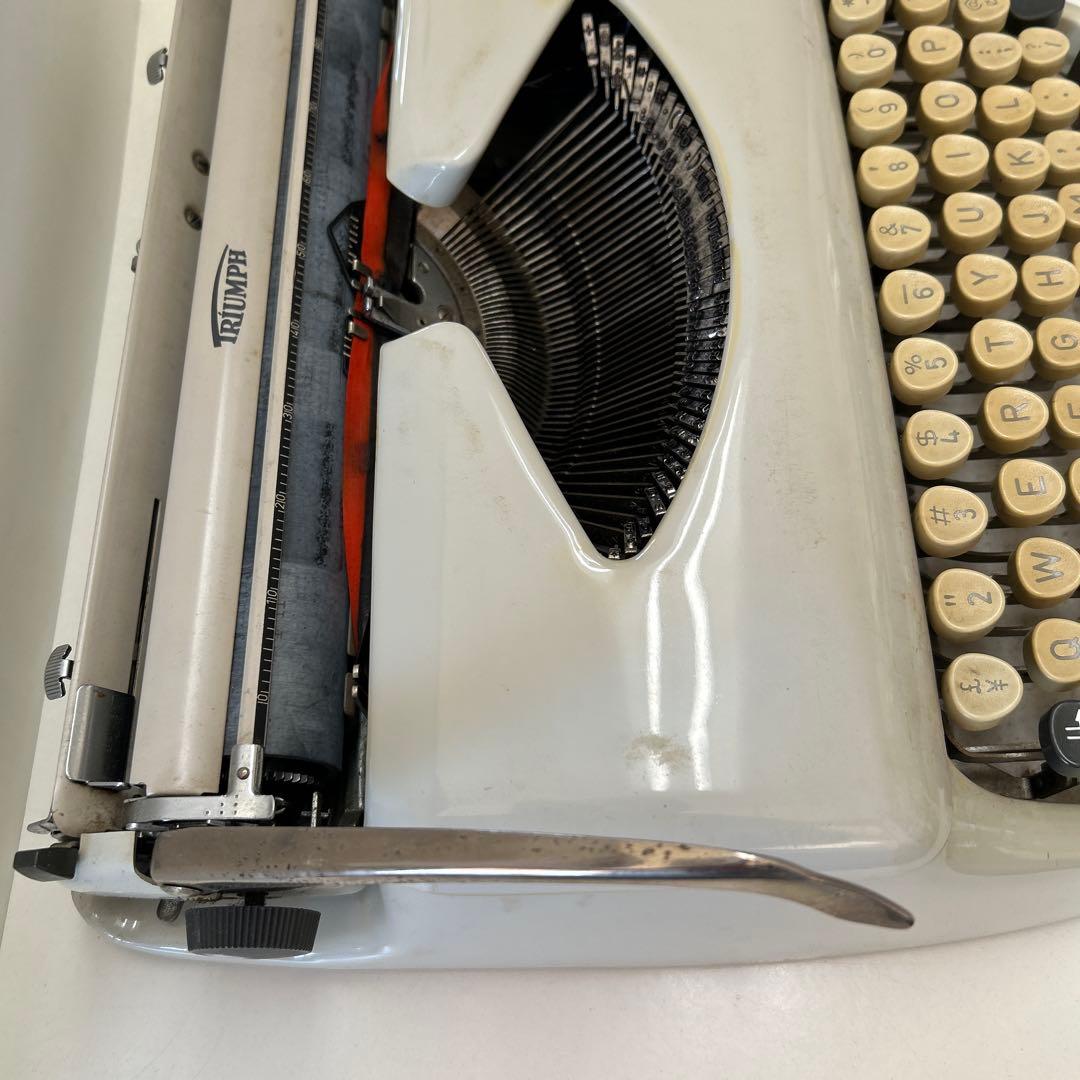 昭和レトロTippa タイプライター グレー QWERTY 動作未確認です。