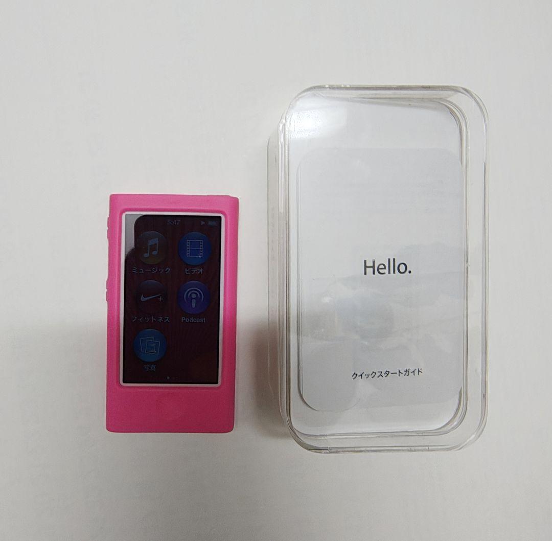 【美品】Apple iPod nano 第7世代 16GB ピンク 付属品あり