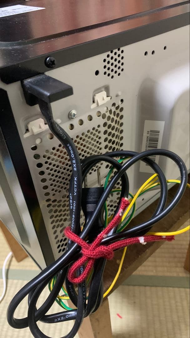 2019年製　ニトリ　フラット電子レンジ EM-520X 黒色