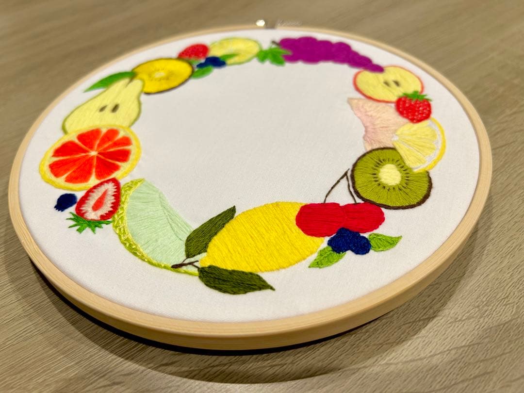 刺繍命名書　ウェルカムボード