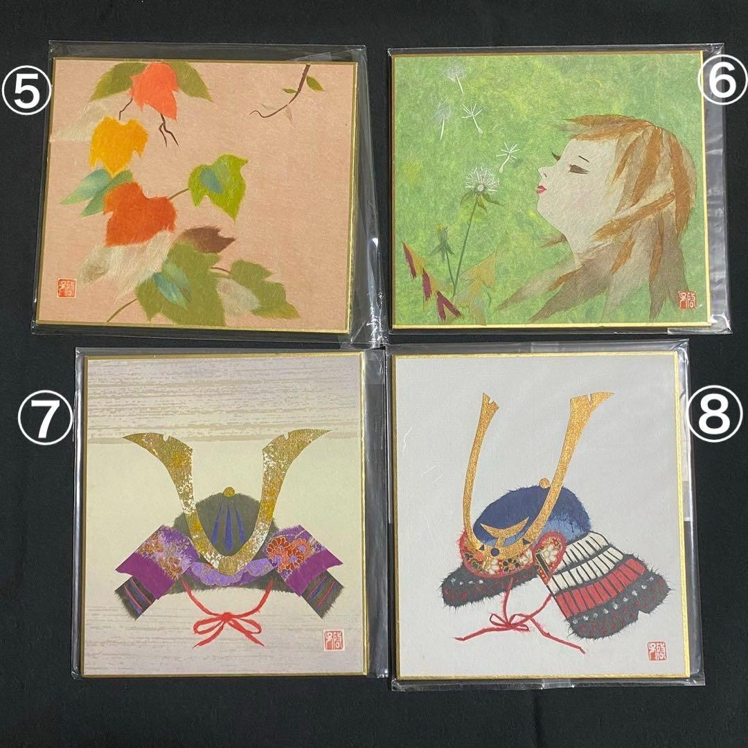 【まとめ売り②】ちぎり絵ミニサイズ　しゅんこう　 完成品　バラ売り可