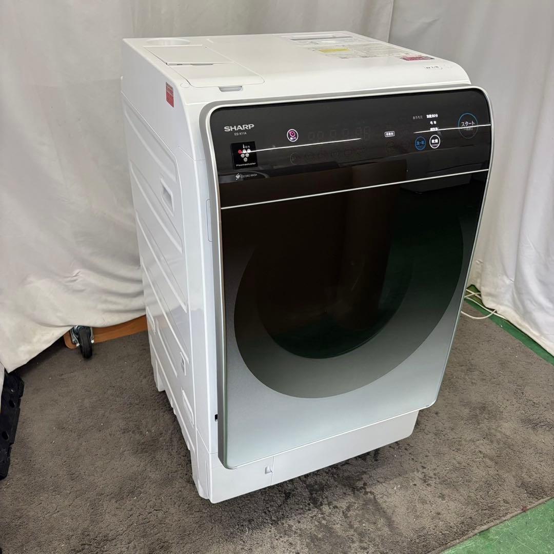 Y827　ドラム式洗濯機　シャープ　11キロ　左開き　大型　綺麗　安い　設置無料