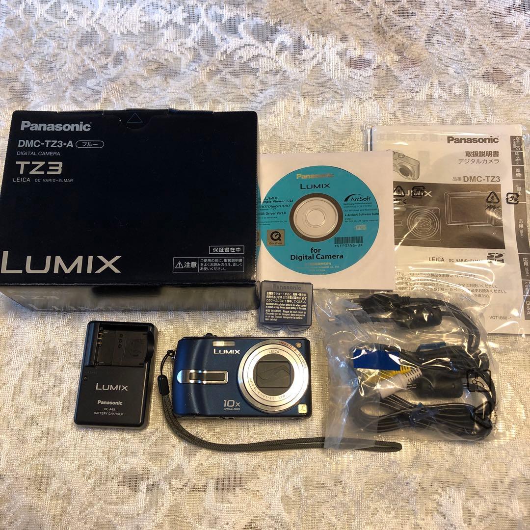 Panasonic DMC-TZ3 コンパクトデジタルカメラ　互換バッテリー付き