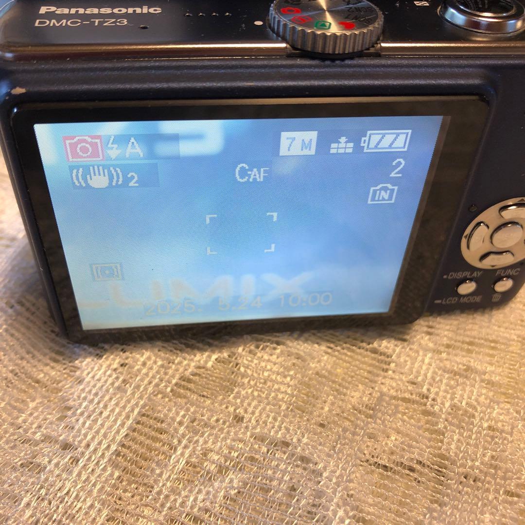 Panasonic DMC-TZ3 コンパクトデジタルカメラ　互換バッテリー付き