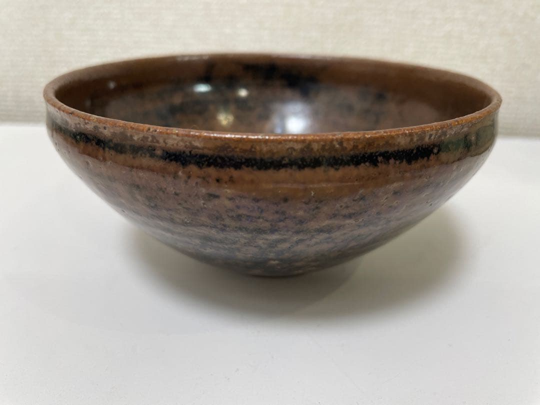 【現状品】野々村仁清 天目茶碗 抹茶茶碗 銘あり 箱無し
