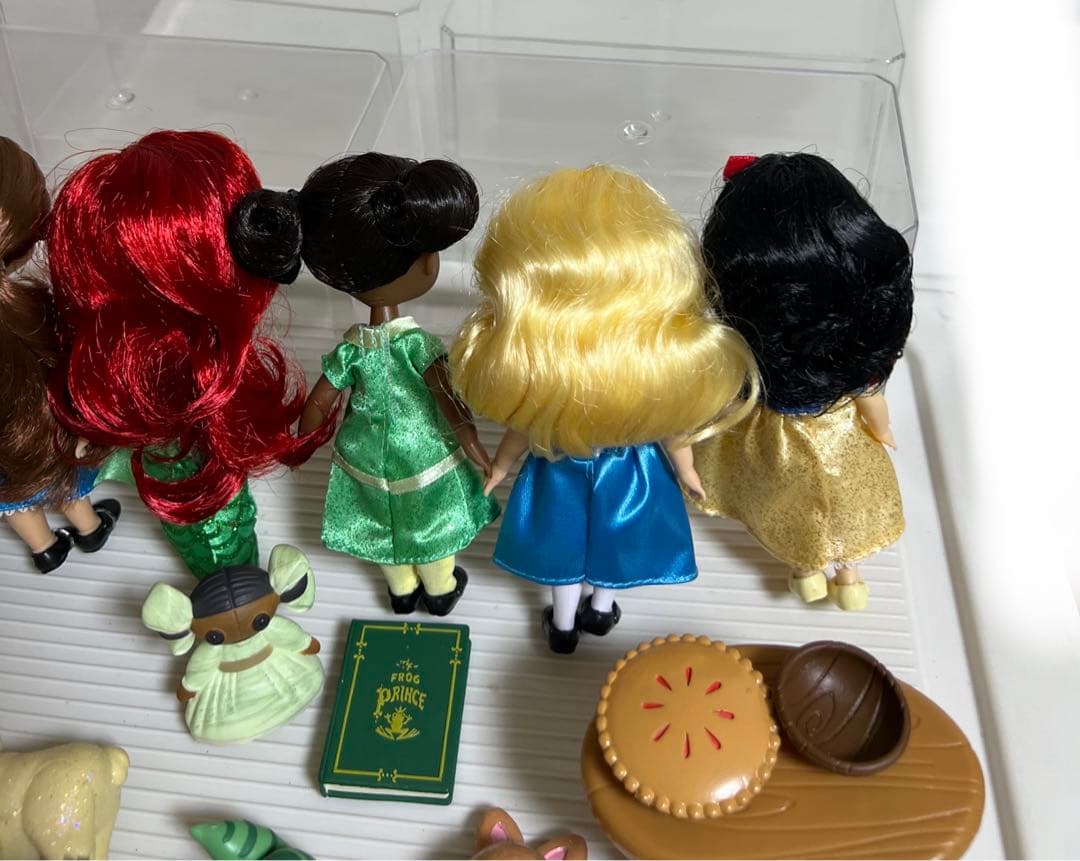 アニメータードール人形（ミニ）ティアナ、白雪姫、アリスのお人形、フィギュア