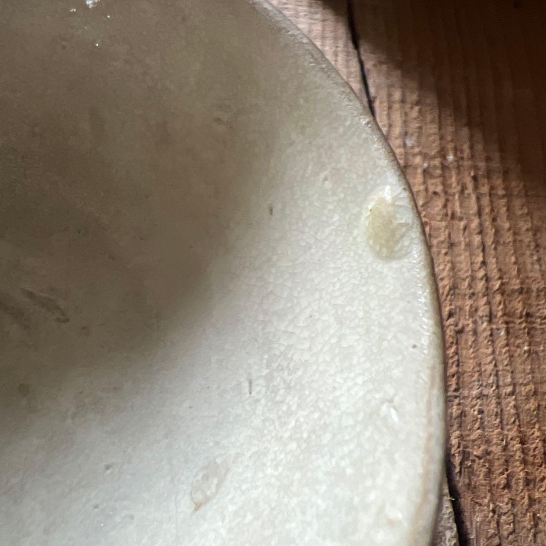 実家整理　古い白磁の茶碗　中国？