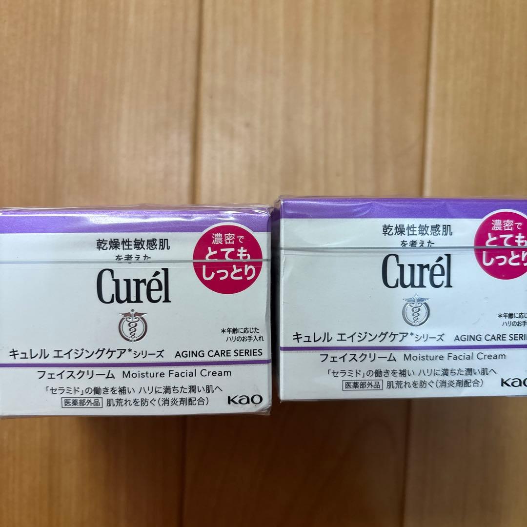 C urel キュレル　エイジングケアフェイスクリーム　濃密とてもしっとり　4個