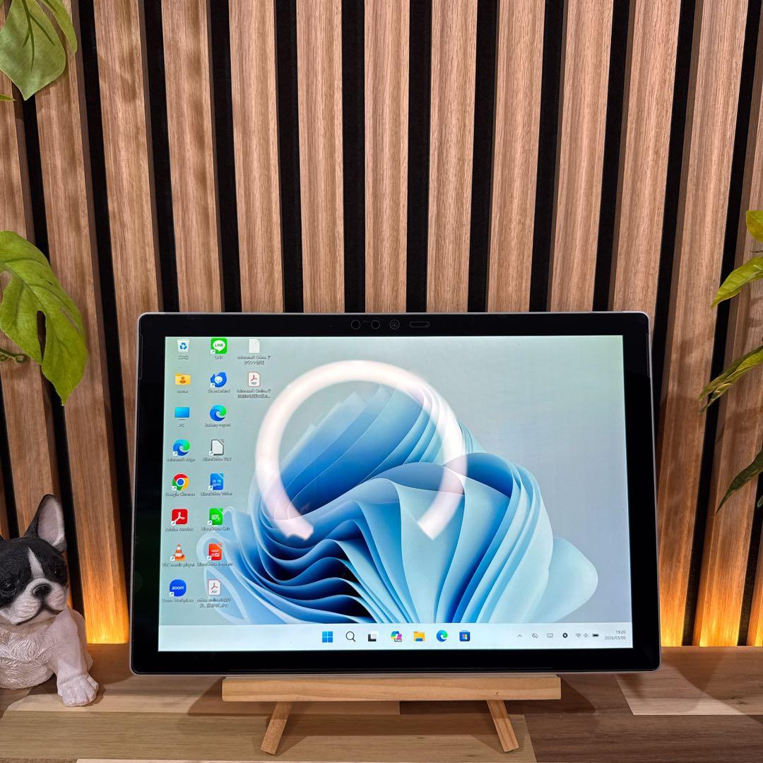 準美品‼️希少最高峰i7モデル☘Surface Pro6☘プラチナ☘ノートパソコン