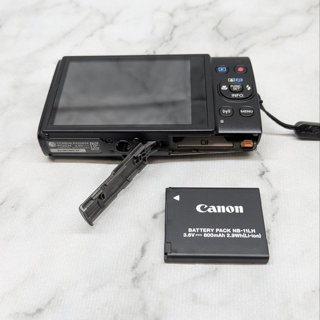 美品 Canon IXY 650 キャノン ブラック デジカメ 動作確認済 BK