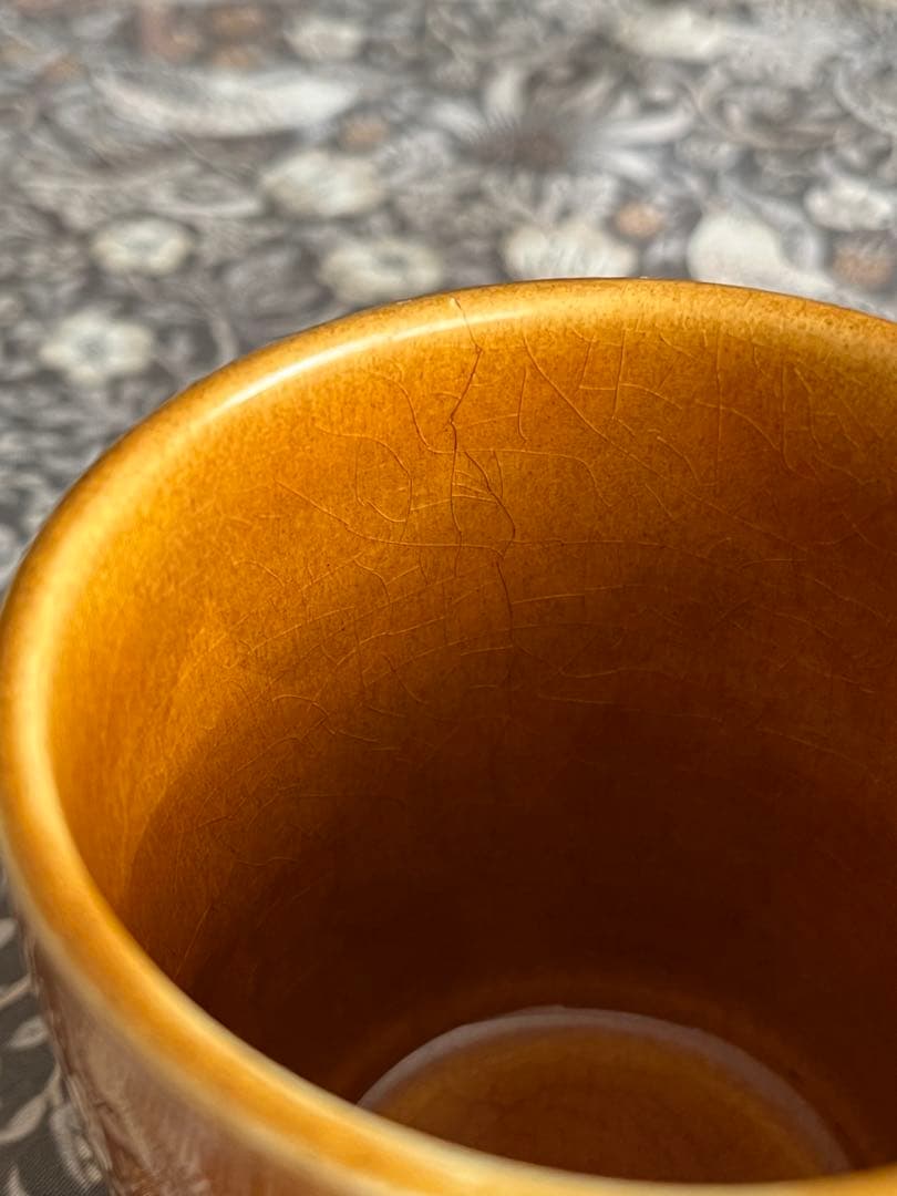 イギリス　アンティーク　陶器　Bovril カップ