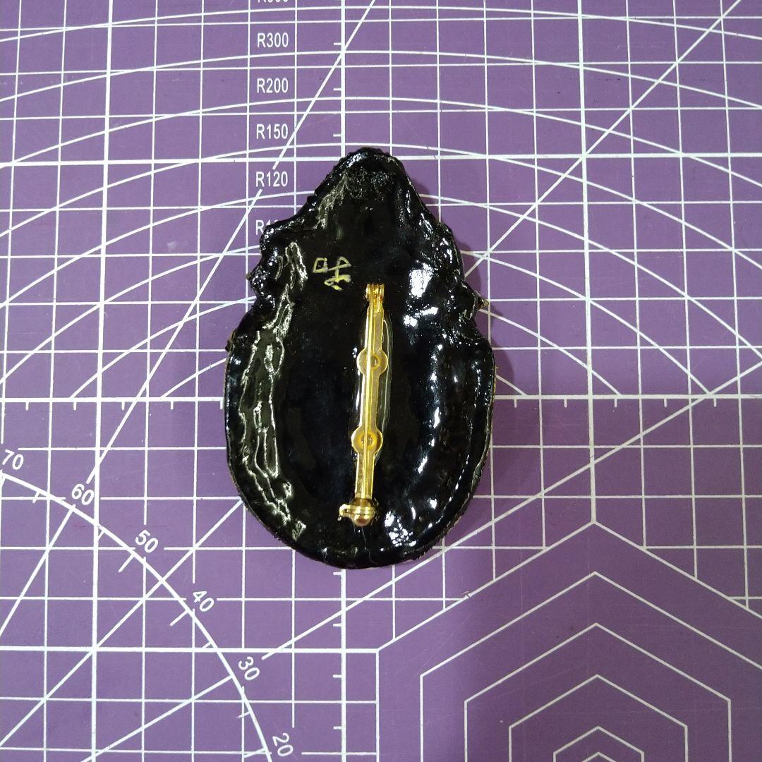 白蝶貝　金色のクリスタル装飾バロックパールブローチ&ペンダントヘッドsale中