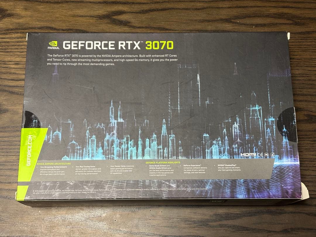 グラフィックボード・グラボ・ビデオカード GALAKURO GAMING NVIDIA RTX 3070