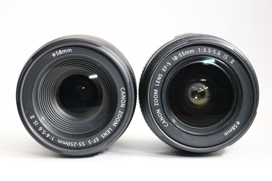 超美品 【Canon EOS Kiss X7 ダブルレンズセット】 安心保証あり